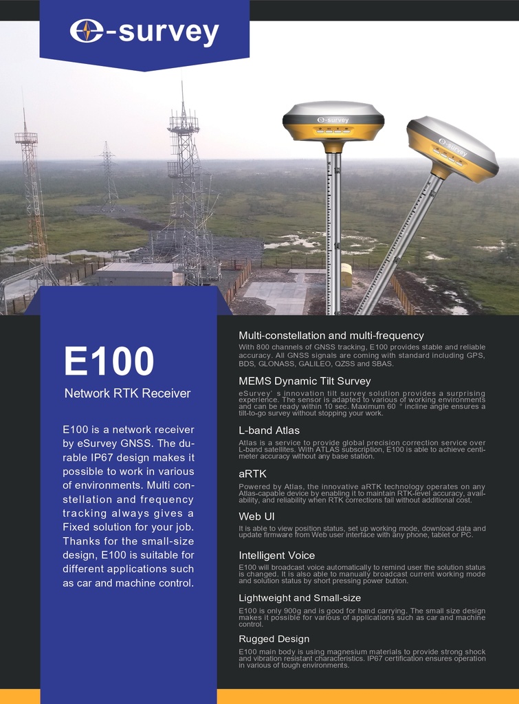 E100 GNSS RTK